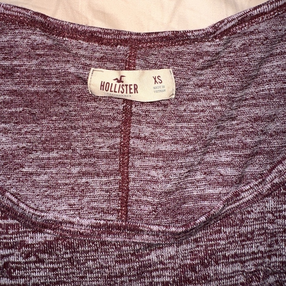 Stretch Long Sleeve Red Shirt - Picture 3 of 3